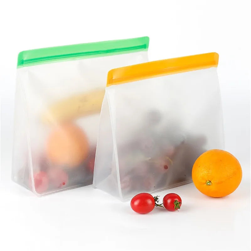 Sacos Para Freezer - Kits Em Silicone Reutilizável
