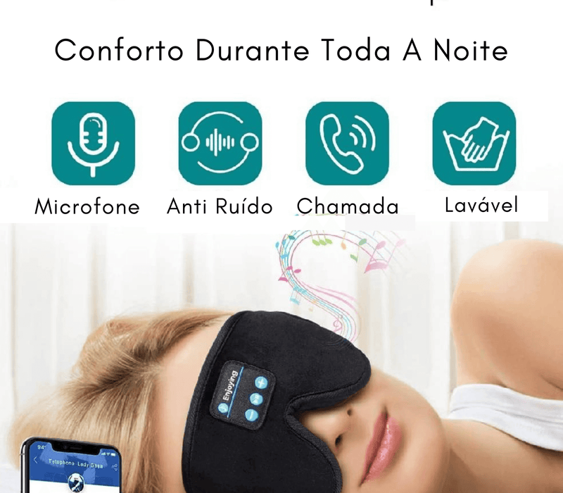 Máscara De Dormir SleepBand - Center Utilidades