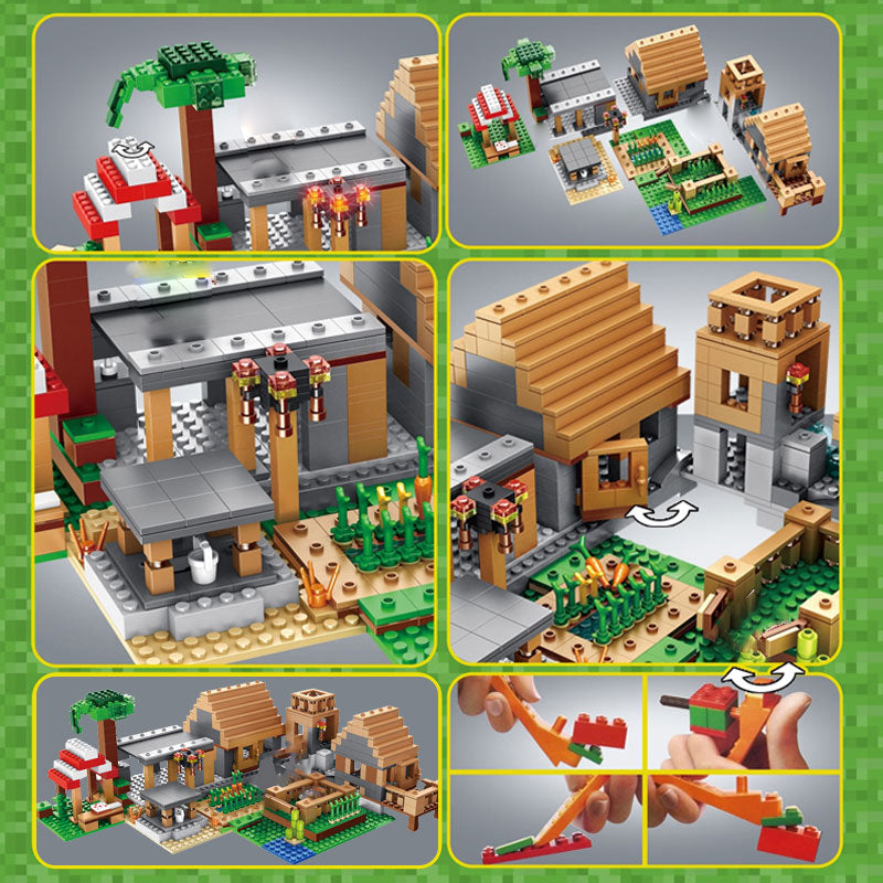 Lego Minecraft - A Vila fantasma 838 Peças - Center Utilidades