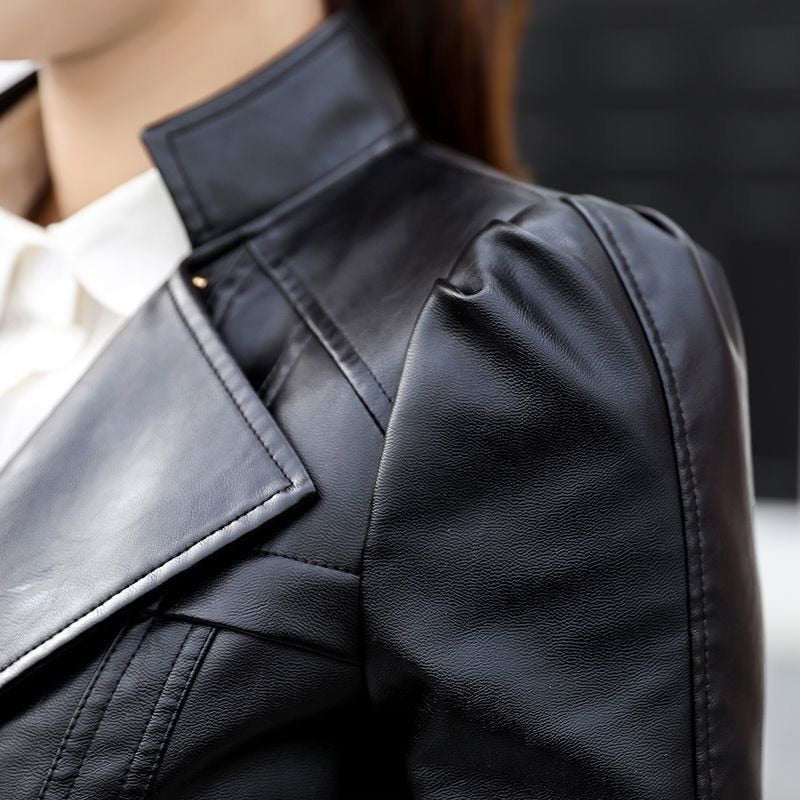 jaqueta de couro feminina - Center Utilidades