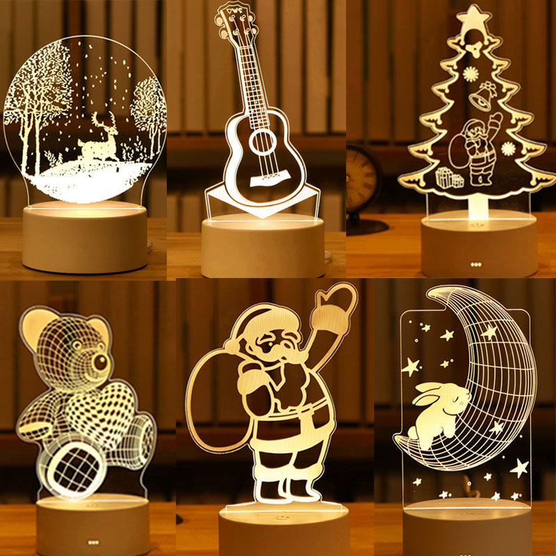 Luminária Decoração para Natal com 5 Estilos Diferentes