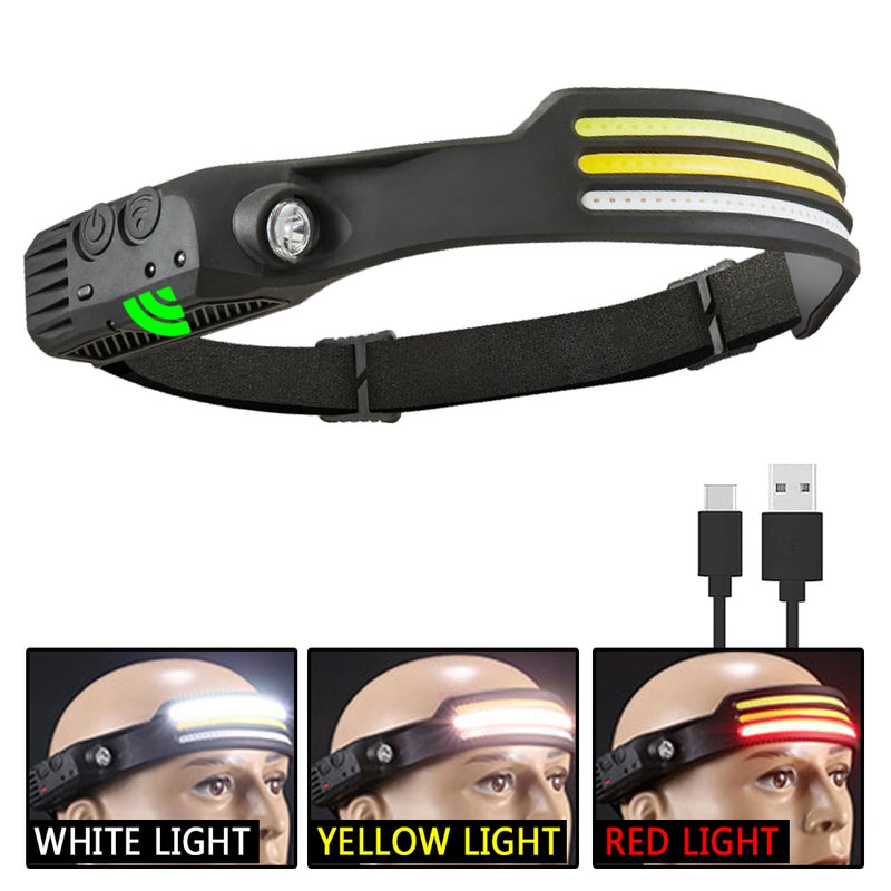 lanterna de cabeça recarregável -center utilidades