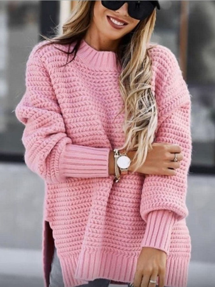 blusa tricot feminina inverno - Center Utilidades