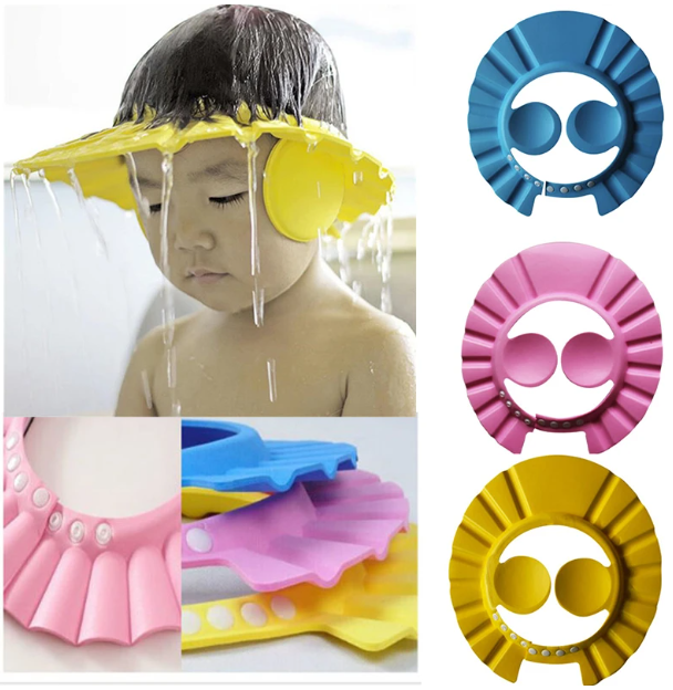 Chapéu Protetor Para Banho Bebê - Center Utilidades